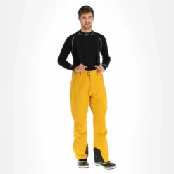 Protest, Owens Pantalones De Esquí Hombres Dark Amarillo