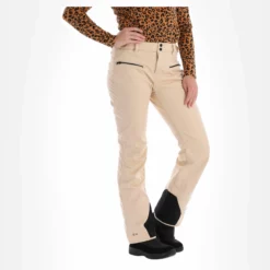 Brunotti, Coldlake-N Pantalones De Esquí Softshell Mujeres Canvas Beige -PARQUE DE ESQUI brunotti coldlake n bc skibroek softshell dames canvas beige 22bruno131v3 BI 04