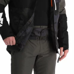 Brunotti, Flynners-Ao Chaqueta De Esquí Hombres Pine Verde -PARQUE DE ESQUI brunotti flynners ao aa jas gevoerd heren pine groen 22bruno108v1 BI 09