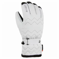Cairn, Abyss 2 C-Tex Guantes De Esquí Mujeres Zigzag Blanco