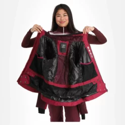 CMP, 31W0056 Chaqueta De Esquí Mujeres Sangria Púrpura -PARQUE DE ESQUI cmp 31w0056 aa jas gevoerd dames sangria paars 22cmpxx118v4 BI 06