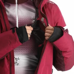 CMP, 31W0056 Chaqueta De Esquí Mujeres Sangria Púrpura -PARQUE DE ESQUI cmp 31w0056 aa jas gevoerd dames sangria paars 22cmpxx118v4 BI 12