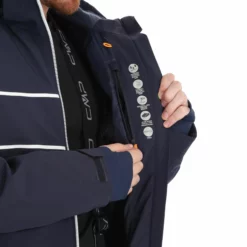 CMP, 31W0117 Chaqueta De Esquí Hombres Azul -PARQUE DE ESQUI cmp 31w0117 aa jas gevoerd heren blauw 22cmpxx121v3 BI 12
