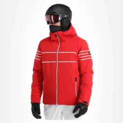 CMP, 31W0117 Chaqueta De Esquí Hombres Ferrari Rojo -PARQUE DE ESQUI cmp 31w0117 aa jas gevoerd heren ferrari rood 22cmpxx121v1 BI 04