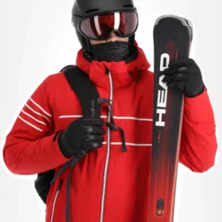 CMP, 31W0117 Chaqueta De Esquí Hombres Ferrari Rojo -PARQUE DE ESQUI cmp 31w0117 aa jas gevoerd heren ferrari rood 22cmpxx121v1 BI 05