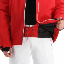 CMP, 31W0117 Chaqueta De Esquí Hombres Ferrari Rojo -PARQUE DE ESQUI cmp 31w0117 aa jas gevoerd heren ferrari rood 22cmpxx121v1 BI 08
