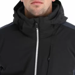 CMP, 31W0127 Chaqueta De Esquí Hombres Negro -PARQUE DE ESQUI cmp 31w0127 aa jas gevoerd heren zwart 22cmpxx122v3 BI 08