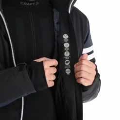 CMP, 31W0127 Chaqueta De Esquí Hombres Negro -PARQUE DE ESQUI cmp 31w0127 aa jas gevoerd heren zwart 22cmpxx122v3 BI 12