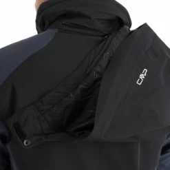CMP, 31W0127 Chaqueta De Esquí Hombres Negro -PARQUE DE ESQUI cmp 31w0127 aa jas gevoerd heren zwart 22cmpxx122v3 BI 13