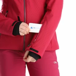 CMP, 31W0196F Chaqueta De Esquí Mujeres Sangria Púrpura -PARQUE DE ESQUI cmp 31w0196f aa jas gevoerd dames sangria paars 22cmpxx124v2 BI 08