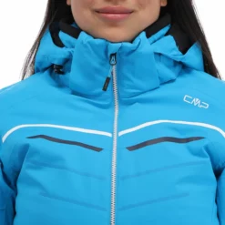 CMP, 31W0216 Chaqueta De Esquí Mujeres Turquioise Azul -PARQUE DE ESQUI cmp 31w0216 aa jas gevoerd dames turquioise blauw 22cmpxx125v3 BI 07