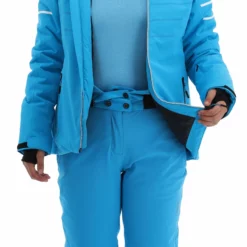 CMP, 31W0216 Chaqueta De Esquí Mujeres Turquioise Azul -PARQUE DE ESQUI cmp 31w0216 aa jas gevoerd dames turquioise blauw 22cmpxx125v3 BI 09