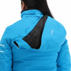 CMP, 31W0216 Chaqueta De Esquí Mujeres Turquioise Azul -PARQUE DE ESQUI cmp 31w0216 aa jas gevoerd dames turquioise blauw 22cmpxx125v3 BI 10