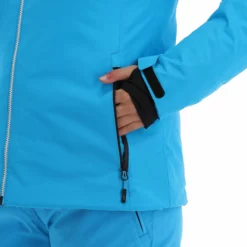 CMP, 31W0216 Chaqueta De Esquí Mujeres Turquioise Azul -PARQUE DE ESQUI cmp 31w0216 aa jas gevoerd dames turquioise blauw 22cmpxx125v3 BI 11