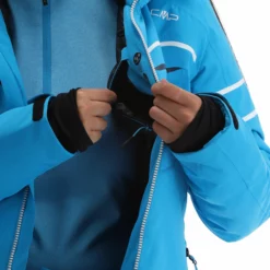 CMP, 31W0216 Chaqueta De Esquí Mujeres Turquioise Azul -PARQUE DE ESQUI cmp 31w0216 aa jas gevoerd dames turquioise blauw 22cmpxx125v3 BI 12