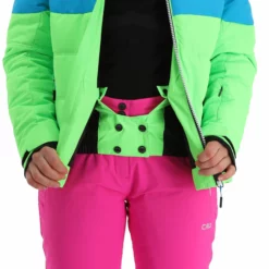CMP, 31W0246 Chaqueta De Esquí Mujeres Apple Fluo Verde -PARQUE DE ESQUI cmp 31w0246 aa jas gevoerd dames apple fluo groen 22cmpxx127v1 BI 09