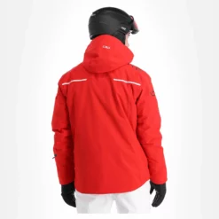 CMP, 31W0307 Chaqueta De Esquí Hombres Ferrari Rojo -PARQUE DE ESQUI cmp 31w0307 aa jas gevoerd heren ferrari rood 22cmpxx128v4 BI 03