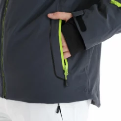 CMP, 31W0307 Chaqueta De Esquí Hombres Titanio Gris -PARQUE DE ESQUI cmp 31w0307 aa jas gevoerd heren titanio grijs 22cmpxx128v1 BI 08