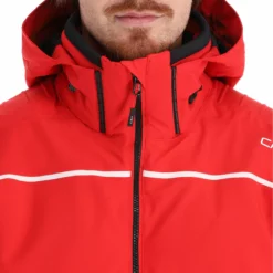 CMP, 31W0317 Chaqueta De Esquí Hombres Ferrari Rojo -PARQUE DE ESQUI cmp 31w0317 aa jas gevoerd heren ferrari rood 22cmpxx129v5 BI 07
