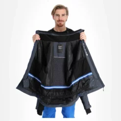 CMP, 31W0317 Chaqueta De Esquí Hombres Titanio Gris -PARQUE DE ESQUI cmp 31w0317 aa jas gevoerd heren titanio grijs 22cmpxx129v4 BI 06