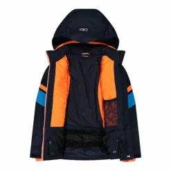 CMP, 32W0034 Chaqueta De Esquí Niños Azul -PARQUE DE ESQUI cmp 32w0034 aa jas gevoerd kinderen blauw 22cmpxx136v1 BI 04