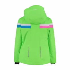 CMP, 32W0075 Chaqueta De Esquí Niños Apple Fluo Verde -PARQUE DE ESQUI cmp 32w0075 aa jas gevoerd kinderen apple fluo groen 22cmpxx137v1 BI 03
