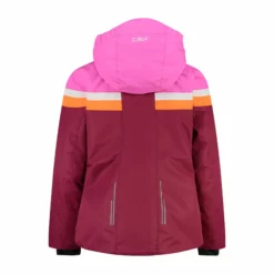 CMP, 32W0075 Chaqueta De Esquí Niños Sangria Púrpura -PARQUE DE ESQUI cmp 32w0075 aa jas gevoerd kinderen sangria paars 22cmpxx137v2 BI 03