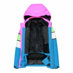 CMP, 32W0105 Chaqueta De Esquí Niños Turquioise Azul -PARQUE DE ESQUI cmp 32w0105 aa jas gevoerd kinderen turquioise blauw 22cmpxx138v3 BI 04