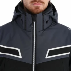 CMP, 32W0137 Chaqueta De Esquí Hombres Negro -PARQUE DE ESQUI cmp 32w0137 aa jas gevoerd heren zwart 22cmpxx139v4 BI 07