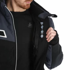 CMP, 32W0137 Chaqueta De Esquí Hombres Negro -PARQUE DE ESQUI cmp 32w0137 aa jas gevoerd heren zwart 22cmpxx139v4 BI 12