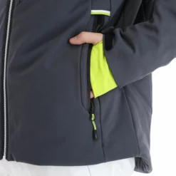 CMP, 32W0157 Chaqueta De Esquí Hombres Titanio Gris -PARQUE DE ESQUI cmp 32w0157 aa jas gevoerd heren titanio grijs 22cmpxx140v3 BI 13