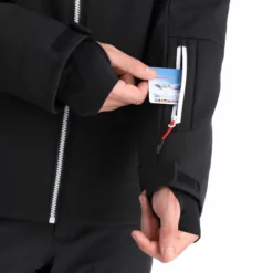 CMP, 32W0157 Chaqueta De Esquí Hombres Negro -PARQUE DE ESQUI cmp 32w0157 aa jas gevoerd heren zwart 22cmpxx140v4 BI 07