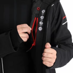 CMP, 32W0157 Chaqueta De Esquí Hombres Negro -PARQUE DE ESQUI cmp 32w0157 aa jas gevoerd heren zwart 22cmpxx140v4 BI 09