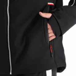 CMP, 32W0157 Chaqueta De Esquí Hombres Negro -PARQUE DE ESQUI cmp 32w0157 aa jas gevoerd heren zwart 22cmpxx140v4 BI 12