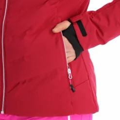 CMP, 32W0216 Chaqueta De Esquí Mujeres Sangria Púrpura -PARQUE DE ESQUI cmp 32w0216 aa jas gevoerd dames sangria paars 22cmpxx142v3 BI 09