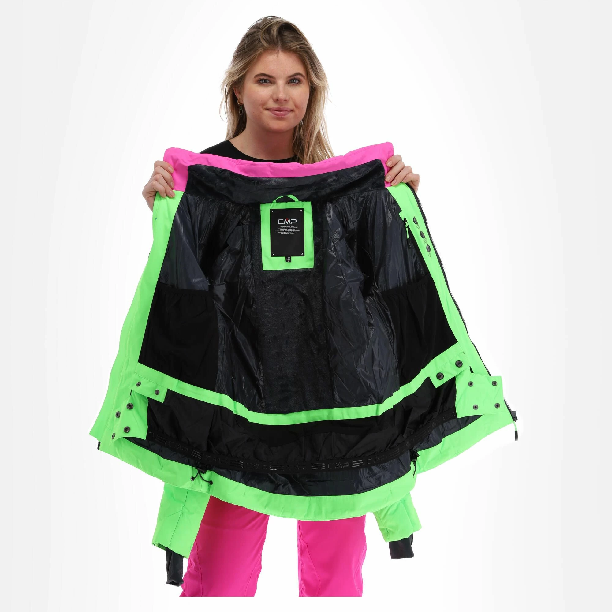 CMP, 32W0236 Chaqueta De Esquí Mujeres Apple Fluo Verde 6 CMP, 32W0236 Chaqueta De Esquí Mujeres Apple Fluo Verde - Imagen 6