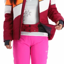 CMP, 32W0236 Chaqueta De Esquí Mujeres Sangria Púrpura -PARQUE DE ESQUI cmp 32w0236 aa jas gevoerd dames sangria paars 22cmpxx144v2 BI 09