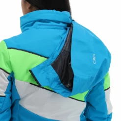 CMP, 32W0236 Chaqueta De Esquí Mujeres Turquioise Azul -PARQUE DE ESQUI cmp 32w0236 aa jas gevoerd dames turquioise blauw 22cmpxx144v1 BI 10