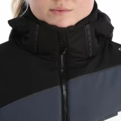 CMP, 32W0236 Chaqueta De Esquí Mujeres Negro -PARQUE DE ESQUI cmp 32w0236 aa jas gevoerd dames zwart 22cmpxx144v4 BI 07