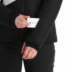 CMP, 32W0236 Chaqueta De Esquí Mujeres Negro -PARQUE DE ESQUI cmp 32w0236 aa jas gevoerd dames zwart 22cmpxx144v4 BI 08