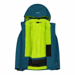 CMP, 39W1924 Chaqueta De Esquí Niños Dark Verde -PARQUE DE ESQUI cmp 39w1924 aa jas gevoerd kinderen dark groen 22cmpxx151v1 BI 04
