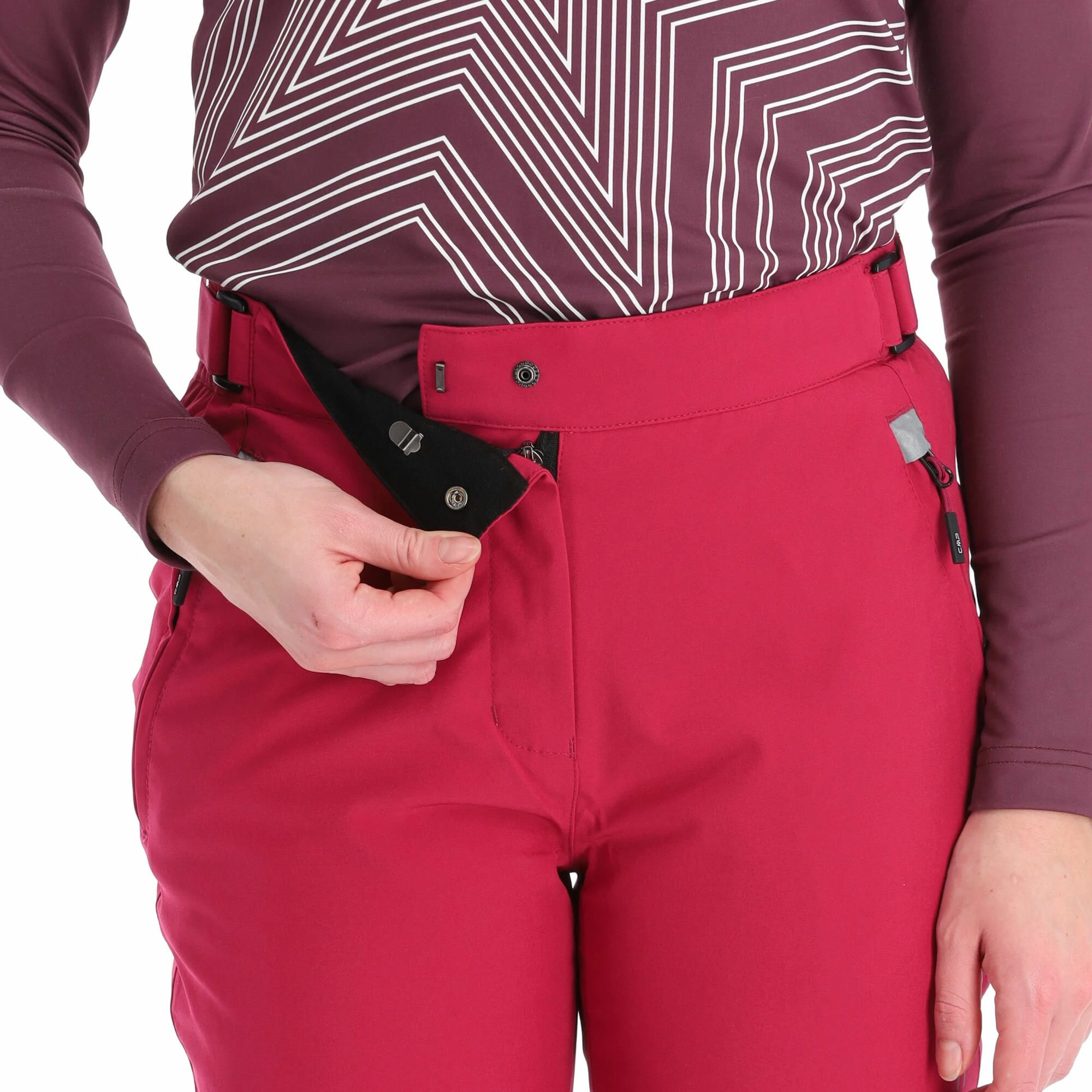 CMP, 3W18596N Pantalones De Esquí Mujeres Sangria Púrpura 5 CMP, 3W18596N Pantalones De Esquí Mujeres Sangria Púrpura - Imagen 5