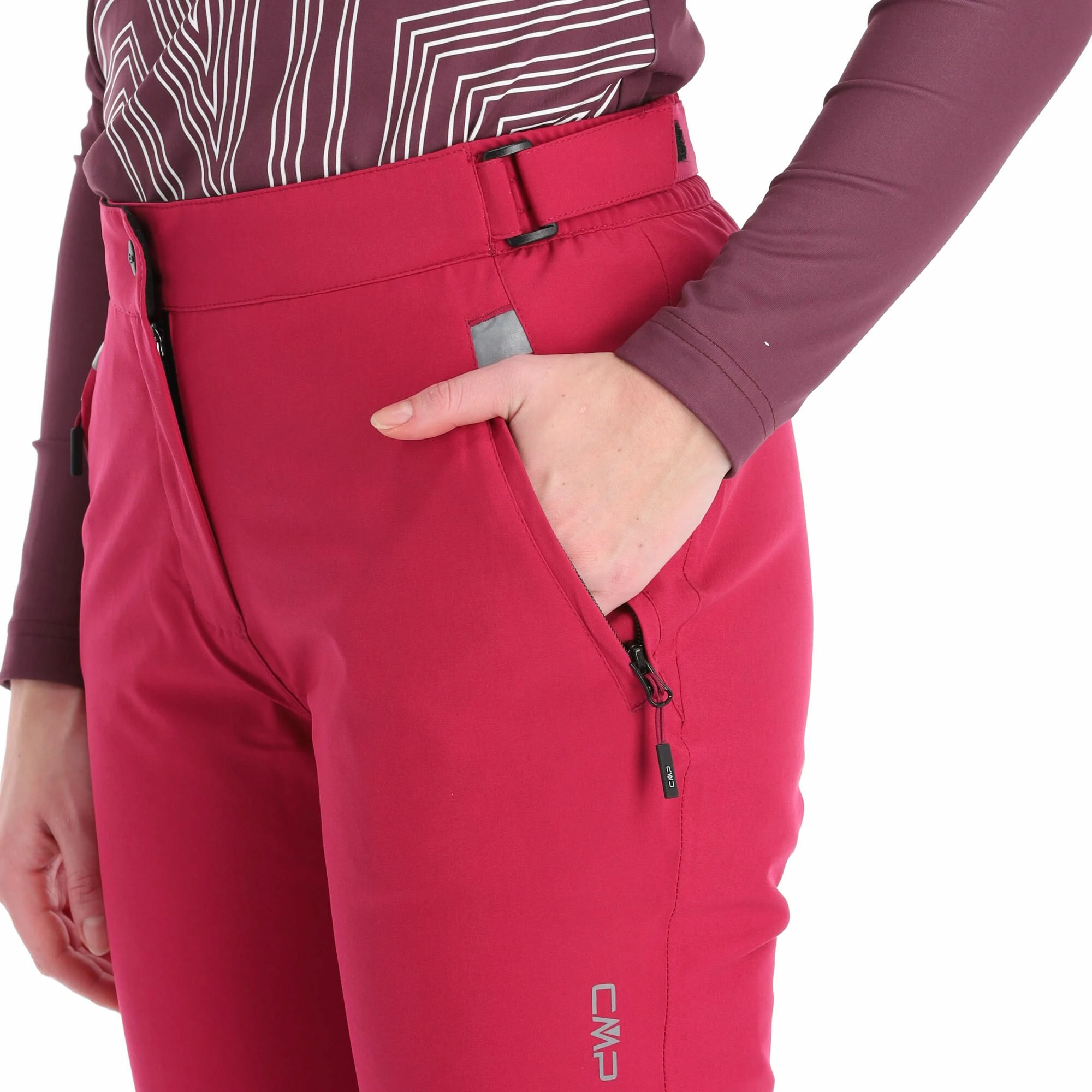 CMP, 3W18596N Pantalones De Esquí Mujeres Sangria Púrpura 8 CMP, 3W18596N Pantalones De Esquí Mujeres Sangria Púrpura - Imagen 8