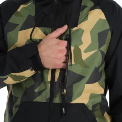 ColourWear, League Jkt Chaqueta De Esquí Hombres Camo Olive Verde -PARQUE DE ESQUI colourwear league jkt af anorak heren camo olive groen 22colou102v3 BI 13