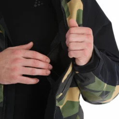 ColourWear, League Jkt Chaqueta De Esquí Hombres Camo Olive Verde -PARQUE DE ESQUI colourwear league jkt af anorak heren camo olive groen 22colou102v3 BI 15