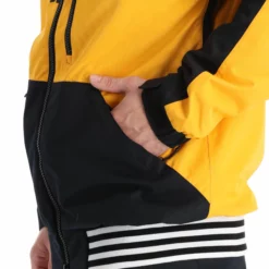 ColourWear, League Jkt Chaqueta De Esquí Hombres Amarillo -PARQUE DE ESQUI colourwear league jkt af anorak heren geel 22colou102v1 BI 14
