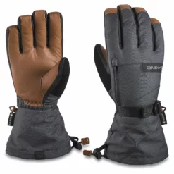 Dakine, Leather Titan Gore-Tex Glove Guantes De Esquí Hombres Carbon Gris