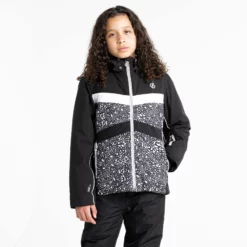 Dare2b, Belief II Chaqueta De Esquí Niños Blanco, Negro -PARQUE DE ESQUI dare2b belief ii aa jas gevoerd kinderen wit zwart 22dare2102v1 BI 08