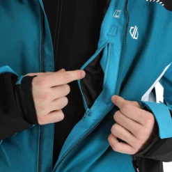 Dare2b, Catch On II Chaqueta De Esquí Hombres Gulfstream Azul -PARQUE DE ESQUI dare2b catch on ii aa jas gevoerd heren gulfstream blauw 22dare2124v3 BI 13