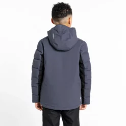 Dare2b, Cheerful II Chaqueta De Esquí Niños Ebony Gris, Negro -PARQUE DE ESQUI dare2b cheerful ii aa jas gevoerd kinderen ebony grijs zwart 22dare2107v1 BI 10